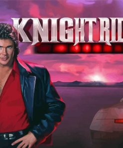 Knight Rider Movie Poster Diamond Painting