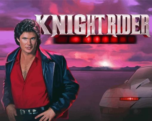 Knight Rider Movie Poster Diamond Painting