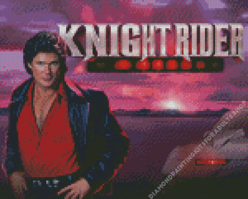 Knight Rider Movie Poster Diamond Painting