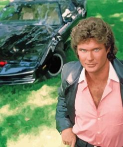 Knight Rider Character Diamond Painting