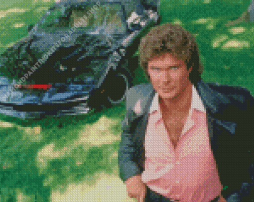 Knight Rider Character Diamond Painting