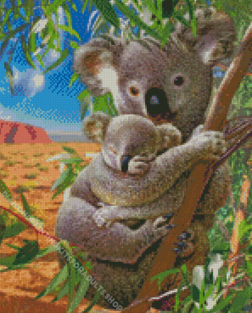 Koalas Bear Diamond Painting