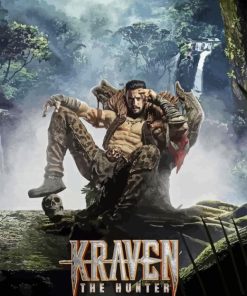 Kraven The Hunter Movie Poster Diamond Painting