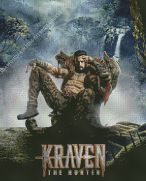 Kraven The Hunter Movie Poster Diamond Painting