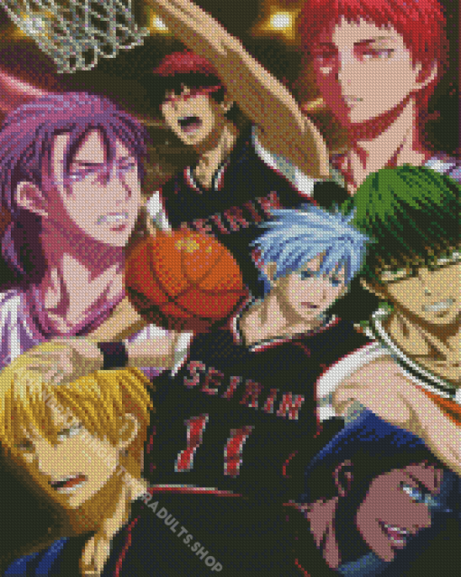 Kurokos Basketball Players Diamond Painting