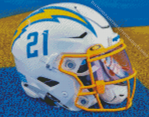 LA Chargers Helmet Diamond Painting