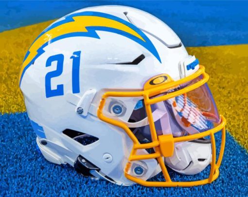 LA Chargers Helmet Diamond Painting