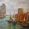 La Rochelle Harbor Art Diamond Painting