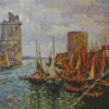 La Rochelle Harbor Art Diamond Painting