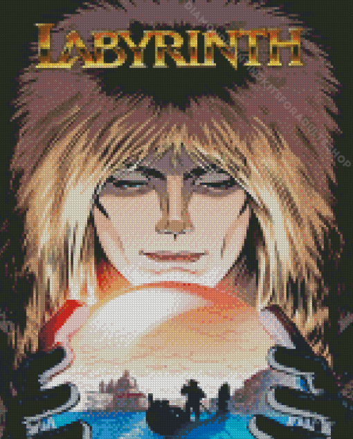 Labyrinth The Goblin King Poster Diamond Painting