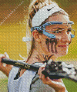 Lacrosse Player Diamond Painting