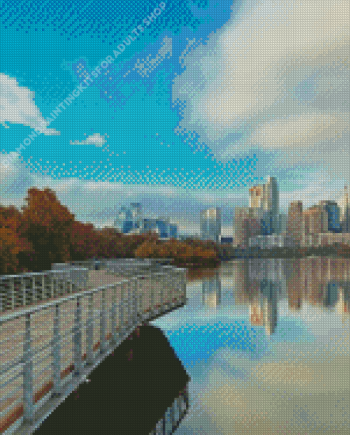 Lady Bird Lake Boardwalk Diamond Painting