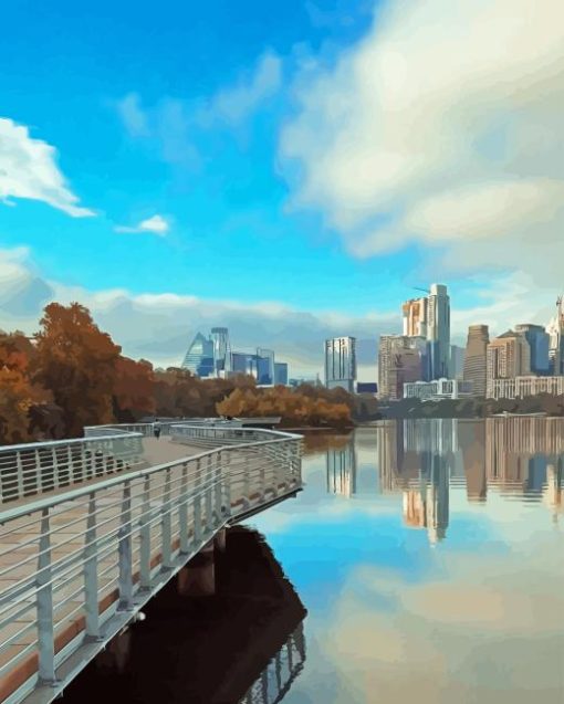 Lady Bird Lake Boardwalk Diamond Painting