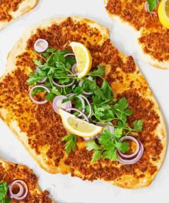 Lahmacun Food Diamond Painting