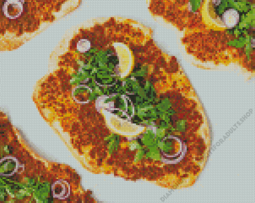 Lahmacun Food Diamond Painting