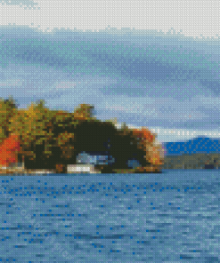 Lake Winnipesaukee In New Hampshire Diamond Painting