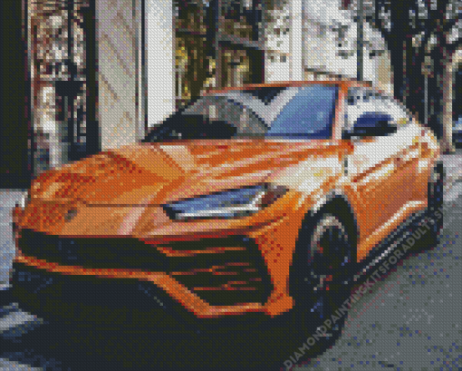 Lamborghini Urus Camel Color Diamond Painting