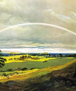 Landscape With Rainbow David Friedrich Diamond Painting