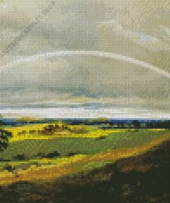 Landscape With Rainbow David Friedrich Diamond Painting