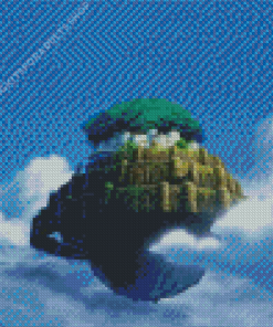 Laputa Castle In The Sky Diamond Painting