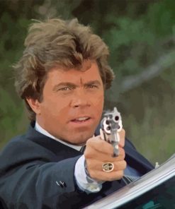 Larry Manetti With Gun Diamond Painting