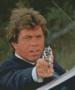 Larry Manetti With Gun Diamond Painting