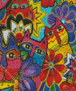 Laurel Burch Cats Diamond Painting