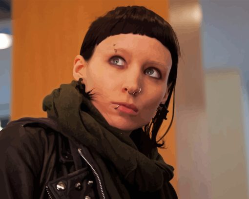 Lisbeth Salander Character Diamond Painting