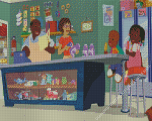 Little Bill Characters Diamond Painting