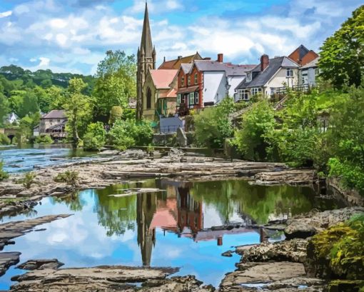 Llangollen Church Diamond Painting