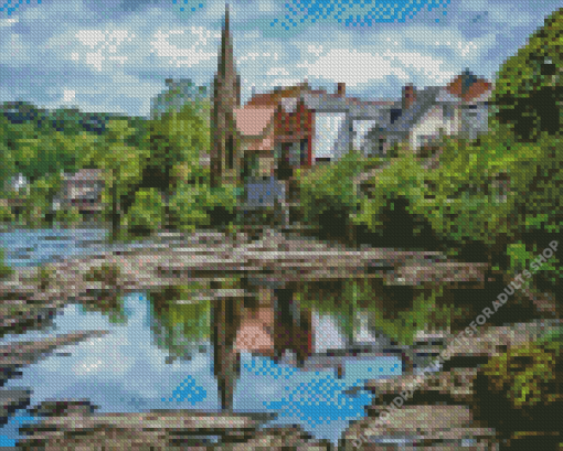 Llangollen Church Diamond Painting