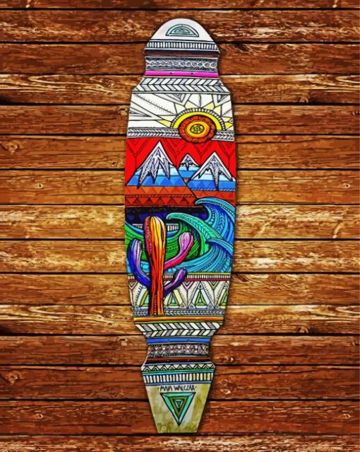 Longboard Art Diamond Painting