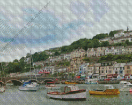 Looe Harbour Diamond Painting