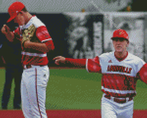 Louisville Cardinals Baseballers Diamond Painting