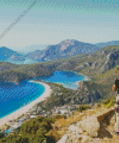 Lycian Way Turkey Hikers Diamond Painting