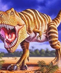 Mad Dinosaur Diamond Painting