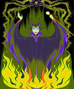 Maleficent Witcher Diamond Painting