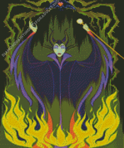 Maleficent Witcher Diamond Painting