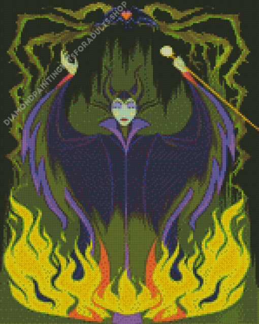 Maleficent Witcher Diamond Painting