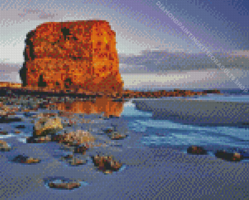 Marsden Rock In Tyne And Wear Diamond Painting