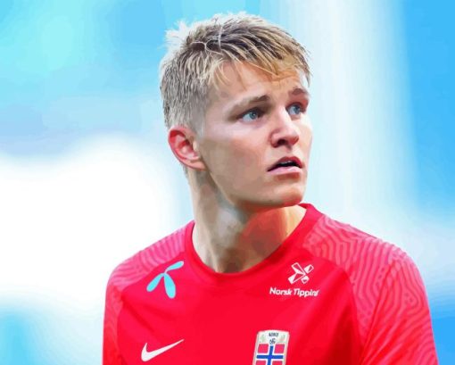 Martin Odegaard Player Diamond Painting