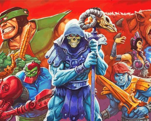 Master of The Universe Villains Diamond Painting