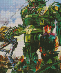 MechWarrior Diamond Painting