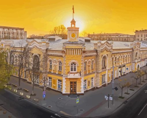 Moldova Chisinau City Hall Diamond Painting