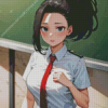 Momo Yaoyorozu Anime Character Diamond Painting