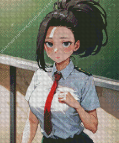 Momo Yaoyorozu Anime Character Diamond Painting