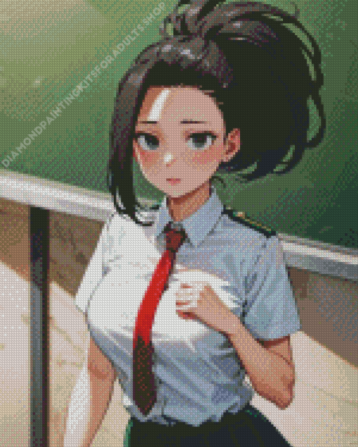 Momo Yaoyorozu Anime Character Diamond Painting