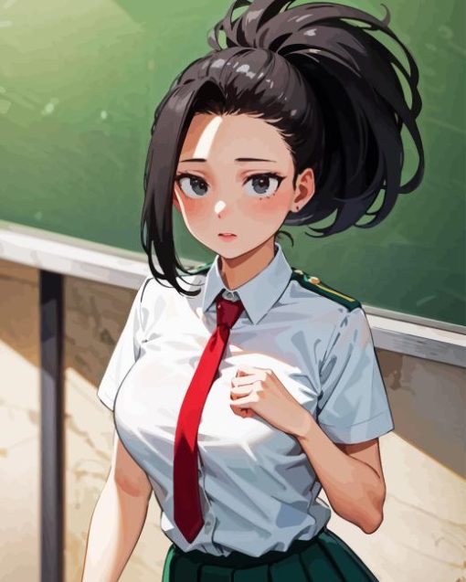 Momo Yaoyorozu Anime Character Diamond Painting