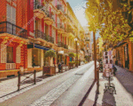 Monte Carlo Monaco Streets Diamond Painting