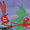 Mr Krabs Dancing With Money Diamond Painting